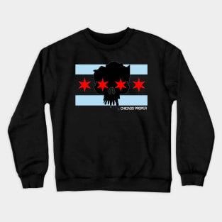 Chicago Proper Flag Skull Crewneck Sweatshirt